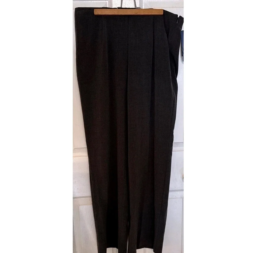 NWT R.Q.T Petite Slender & Sleek‎ Pants Charcoal 12p